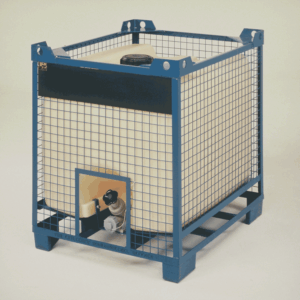 IBC in Metal Cage